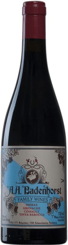 31,95 € 送料無料 | 赤ワイン A.A. Badenhorst Family Blend — ブレンド W.O. Swartland スワートランド 南アフリカ Syrah — シラー, Garnacha — グルナッシュ, Mourvèdre — ムールヴェードル, Cinsault — サンソー 75 cl