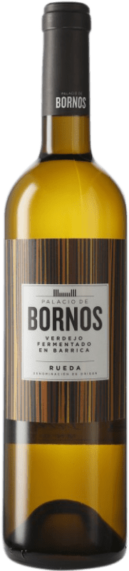 11,95 € Бесплатная доставка | Белое вино Palacio de Bornos Fermentado en Barrica D.O. Rueda Кастилия-Леон Испания Verdejo бутылка 75 cl