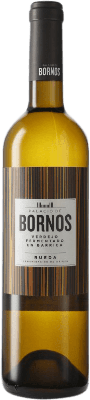 12,95 € Бесплатная доставка | Белое вино Palacio de Bornos Fermentado en Barrica D.O. Rueda Кастилия-Леон Испания Verdejo бутылка 75 cl