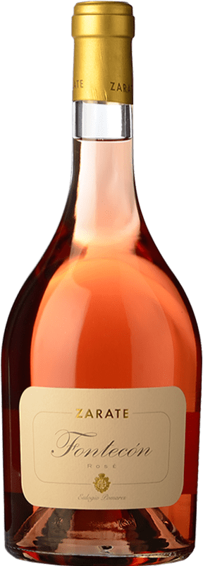 24,95 € Envío gratis | Vino Rosado Zárate Fontecón Rosé — Rosado D.O. Rías Baixas Galicia España Espadeiro, Albariño, Caíño Botella 75 cl