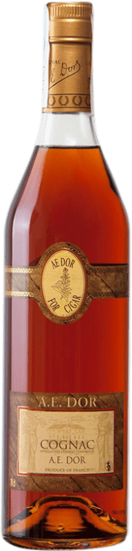 116,95 € 免费送货 | 科涅克白兰地 A.E. DOR For Cigar A.O.C. Cognac 法国 瓶子 70 cl