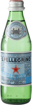 1,95 € Spedizione Gratuita | Acqua San Pellegrino Frizzante Gas Sparkling Italia Piccola Bottiglia 25 cl