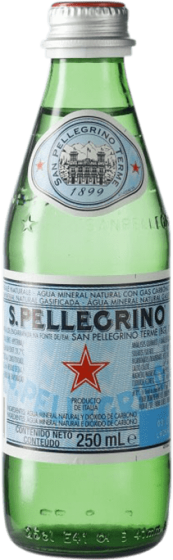1,95 € 免费送货 | 水 San Pellegrino Frizzante — 微起泡, Mineral Natural — 天然矿物 意大利 小瓶装 25 cl