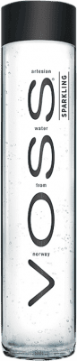 62,95 € 免费送货 | 水 VOSS Water Frizzante — 微起泡, Mineral Natural — 天然矿物 挪威 80 cl