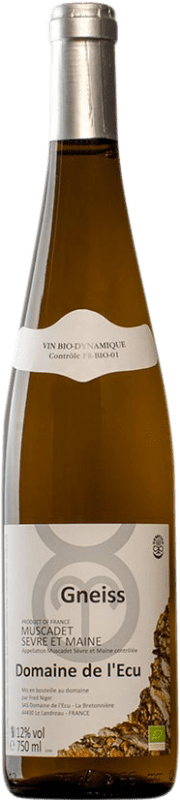 14,95 € 免费送货 | 白酒 Domaine de l'Écu Gneiss 法国 Melon de Bourgogne 瓶子 75 cl