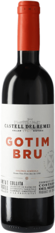 7,95 € Free Shipping | Red wine Castell del Remei Gotim Bru D.O. Costers del Segre Spain Tempranillo, Merlot, Grenache, Cabernet Sauvignon Medium Bottle 50 cl