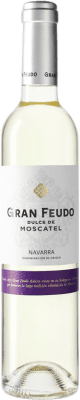 9,95 € Envío gratis | Vino blanco Chivite Gran Feudo D.O. Navarra Navarra España Moscato Botella Medium 50 cl