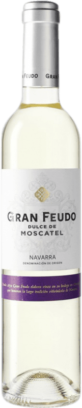 9,95 € Kostenloser Versand | Weißwein Chivite Gran Feudo D.O. Navarra Navarra Spanien Muskat Medium Flasche 50 cl