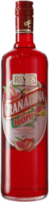 8,95 € Envio grátis | Licores Rives Granadina Andaluzia Espanha Garrafa 1 L Sem Álcool