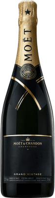85,95 € Kostenloser Versand | Weißer Sekt Moët & Chandon Grand Extra Brut Vintage Reserve — Gereift A.O.C. Champagne Champagner Frankreich Pinot Noir — Spätburgunder, Chardonnay, Pinot Meunier — Schwarzriesling 75 cl