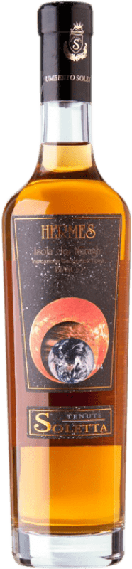 26,95 € Free Shipping | Fortified wine Tenuta Soletta Hermes Passito Isola dei Nuraghi I.G.T. Sardegna Sardegna Italy Muscat Medium Bottle 50 cl