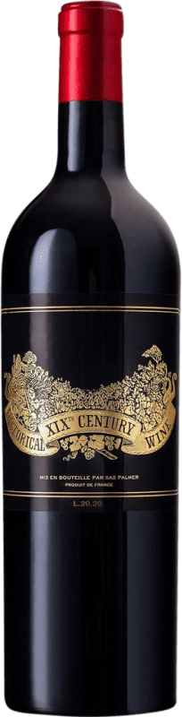 429,95 € 免费送货 | 红酒 Château Palmer Historical XIXth Century Wine A.O.C. Margaux 波尔多 法国 Merlot, Cabernet Sauvignon 瓶子 75 cl
