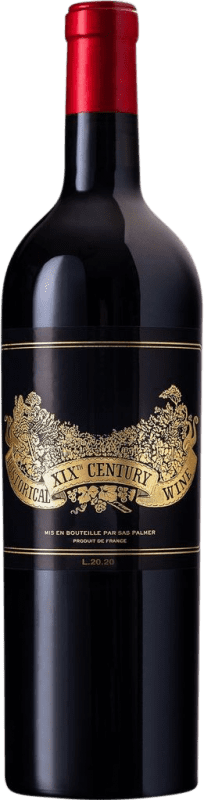 441,95 € 免费送货 | 红酒 Château Palmer Historical XIXth Century Wine A.O.C. Margaux 波尔多 法国 Merlot, Cabernet Sauvignon 瓶子 75 cl