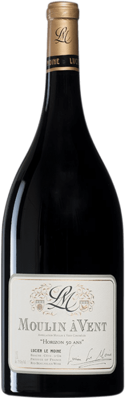 249,95 € Spedizione Gratuita | Vino rosso Lucien Le Moine Horizon 50 Ans A.O.C. Moulin à Vent Borgogna Francia Gamay Bottiglia Magnum 1,5 L