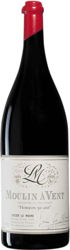 433,95 € Free Shipping | Red wine Lucien Le Moine Horizon 50 Ans A.O.C. Moulin à Vent Burgundy France Gamay Jéroboam Bottle-Double Magnum 3 L