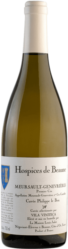 258,95 € Spedizione Gratuita | Vino bianco Louis Jadot Hospices de Beaune 1er Cru Genevrières Cuvée Philippe Le Bon A.O.C. Meursault Borgogna Francia Chardonnay Bottiglia 75 cl