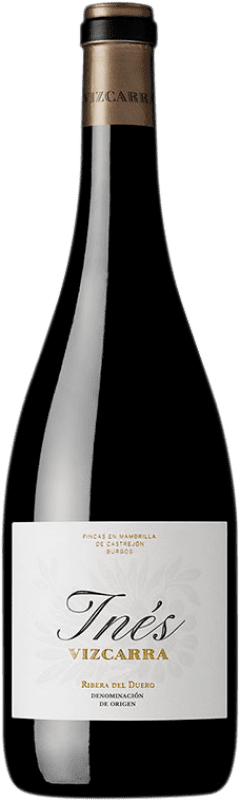 57,95 € Free Shipping | Red wine Vizcarra Inés 2010 D.O. Ribera del Duero Castilla y León Spain Tempranillo, Merlot Bottle 75 cl