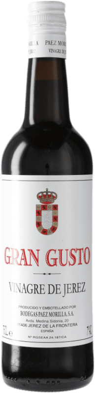 8,95 € Spedizione Gratuita | Aceto Gran Gusto Jerez Spagna Bottiglia 75 cl