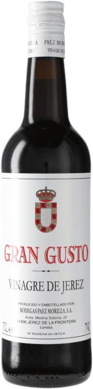 8,95 € Spedizione Gratuita | Aceto Gran Gusto D.O. Jerez-Xérès-Sherry Andalusia Spagna 75 cl