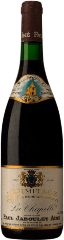 708,95 € Free Shipping | Red wine Jaboulet Aîné La Chapelle 1990 A.O.C. Hermitage France Syrah Bottle 75 cl