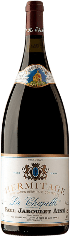 603,95 € 送料無料 | 赤ワイン Paul Jaboulet Aîné La Chapelle A.O.C. Hermitage フランス Syrah — シラー マグナムボトル 1,5 L