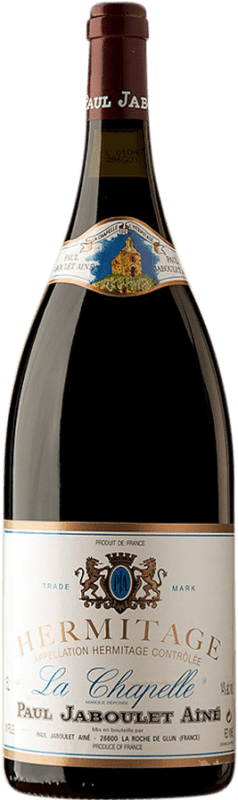 376,95 € Envío gratis | Vino tinto Paul Jaboulet Aîné La Chapelle A.O.C. Hermitage Francia Syrah Botella Magnum 1,5 L