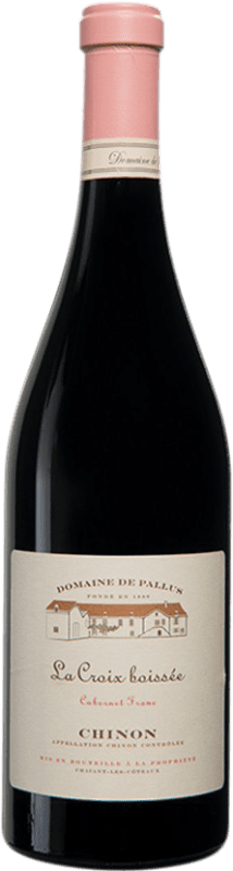 84,95 € Бесплатная доставка | Красное вино Pallus La Croix Boissée A.O.C. Chinon Луара Франция Cabernet Franc бутылка 75 cl