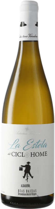 19,95 € Envoi gratuit | Vin blanc Auténticos Viñadores La Estela del Ciclohome D.O. Rías Baixas Galice Espagne Albariño Bouteille 75 cl