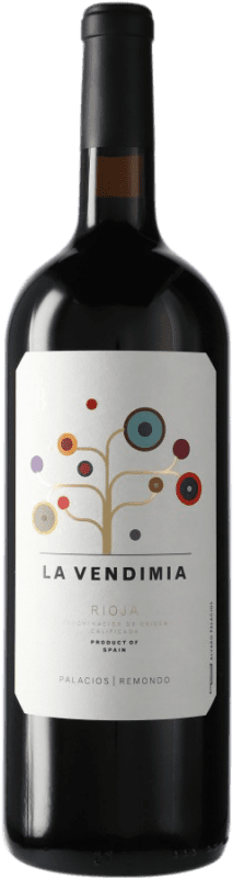 24,95 € Envoi gratuit | Vin Rouge Palacios Remondo La Vendimia D.O.Ca. Rioja Espagne Tempranillo, Garnacha — Grenache Bouteille Magnum 1,5 L