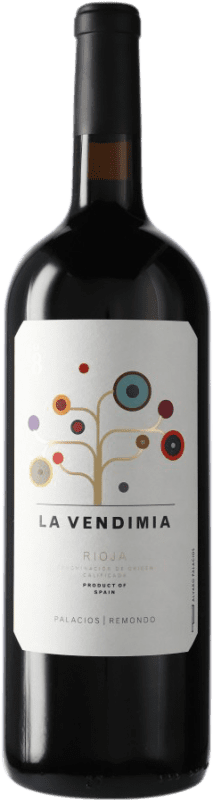 23,95 € Envoi gratuit | Vin rouge Palacios Remondo La Vendimia D.O.Ca. Rioja Espagne Tempranillo, Grenache Bouteille Magnum 1,5 L