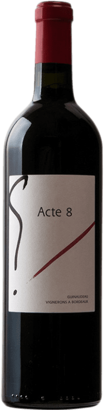 38,95 € Envoi gratuit | Vin Rouge Guinaudeau L'Acte 8 de G A.O.C. Bordeaux Bordeaux France Merlot, Cabernet Franc Bouteille 75 cl