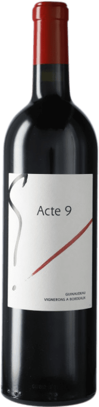 38,95 € 送料無料 | 赤ワイン Guinaudeau L'Acte 9 de G 上級 A.O.C. Bordeaux ボルドー フランス Merlot — メルロー, Cabernet Franc — カベルネ・フラン 75 cl