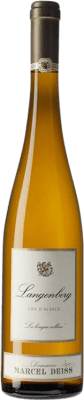 51,95 € Envio grátis | Vinho branco Marcel Deiss Langenberg A.O.C. Alsace Alsácia França Riesling Garrafa 75 cl
