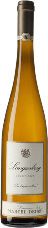 51,95 € Envio grátis | Vinho branco Marcel Deiss Langenberg A.O.C. Alsace Alsácia França Riesling Garrafa 75 cl