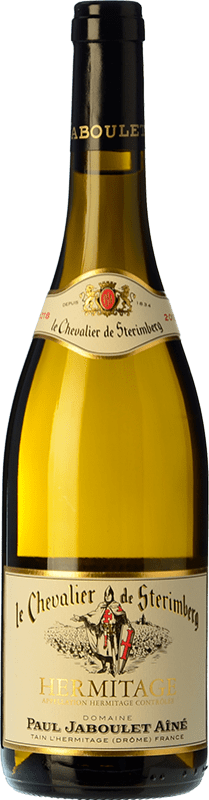 69,95 € 送料無料 | 白ワイン Paul Jaboulet Aîné Le Chevalier de Stérimberg A.O.C. Hermitage フランス Roussanne, Marsanne ボトル 75 cl