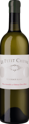 219,95 € Envio grátis | Vinho Branco Château Cheval Blanc Le Petit Cheval A.O.C. Saint-Émilion Bordeaux França Garrafa 75 cl