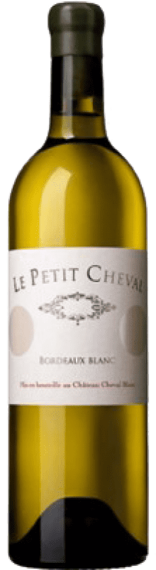 255,95 € Envio grátis | Vinho branco Château Cheval Blanc Le Petit Cheval A.O.C. Saint-Émilion Bordeaux França Garrafa 75 cl