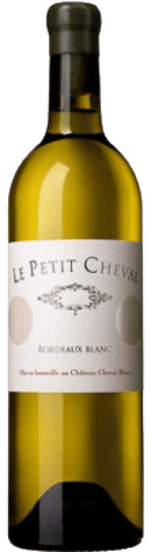 245,95 € Free Shipping | White wine Château Cheval Blanc Le Petit Cheval A.O.C. Saint-Émilion Bordeaux France Bottle 75 cl