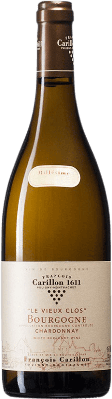 34,95 € Бесплатная доставка | Белое вино François Carillon Le Vieux Clos A.O.C. Côte de Beaune Бургундия Франция Chardonnay бутылка 75 cl
