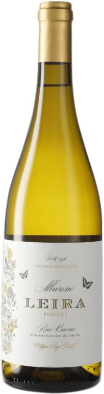17,95 € Envio grátis | Vinho branco Pazo Pondal Leira Pondal D.O. Rías Baixas Galiza Espanha Albariño Garrafa 75 cl