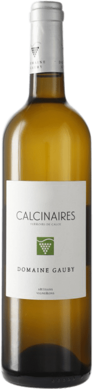 23,95 € Spedizione Gratuita | Vino Bianco Domaine Gauby Les Calcinaires A.O.C. Côtes du Roussillon Linguadoca-Rossiglione Francia Syrah, Garnacha — Grenache, Cariñena — Carignano, Mourvèdre 75 cl