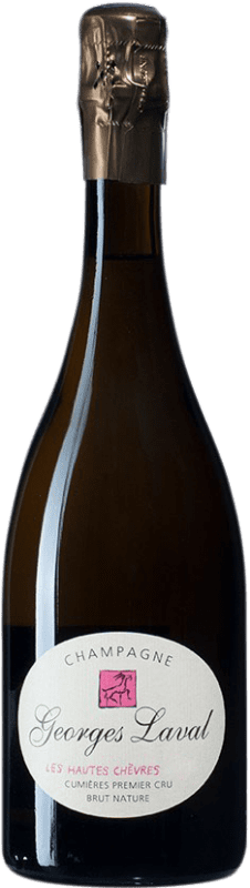 212,95 € Envio grátis | Espumante branco Georges Laval Les Hautes Chèvres Premier Cru A.O.C. Champagne Champagne França Pinot Preto Garrafa 75 cl
