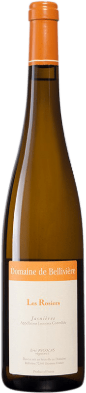 32,95 € Бесплатная доставка | Белое вино Domaine de Bellivière Les Rosiers Sec Луара Франция Chenin White бутылка 75 cl