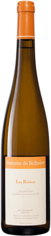 31,95 € Envío gratis | Vino blanco Bellivière Les Rosiers Sec Loire Francia Chenin Blanco Botella 75 cl