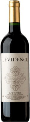 14,95 € Spedizione Gratuita | Vino rosso Jean Philippe Janoueix l'Evidence A.O.C. Bordeaux bordò Francia Merlot Bottiglia 75 cl