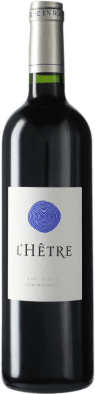 35,95 € Envio grátis | Vinho tinto Château Le Pin L'Hêtre A.O.C. Côtes de Castillon Bordeaux França Garrafa 75 cl