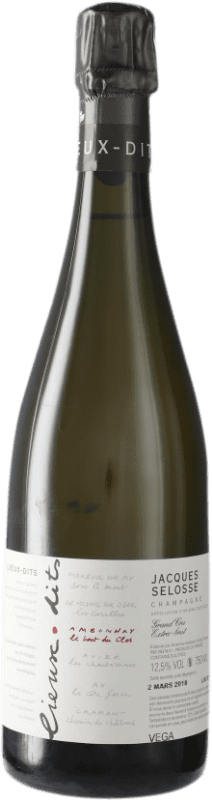 385,95 € Бесплатная доставка | Белое игристое Jacques Selosse Lieux-Dits Ambonnay Grand Cru Le Bout du Clos A.O.C. Champagne шампанское Франция Pinot Black бутылка 75 cl