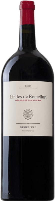 46,95 € Spedizione Gratuita | Vino Rosso Ntra. Sra. de Remelluri Lindes Viñedos de San Vicente Crianza — Invecchiato in Botte D.O.Ca. Rioja La Rioja Spagna Tempranillo, Garnacha — Grenache, Graciano, Viura Bottiglia Magnum 1,5 L
