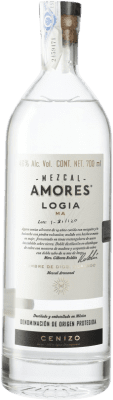 86,95 € Kostenloser Versand | Mezcal Amores Logia Cenizo Mexiko Flasche 70 cl