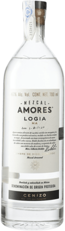 78,95 € Kostenloser Versand | Mezcal Amores Logia Cenizo Mexiko Flasche 70 cl